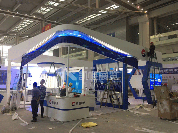 展臺搭建現(xiàn)場