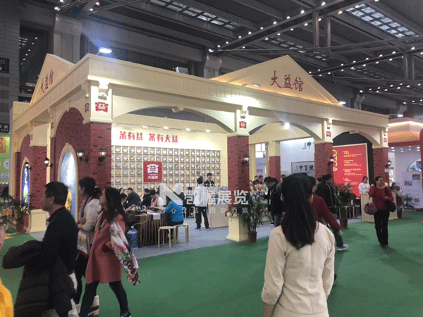 大益茶展臺(tái)搭建