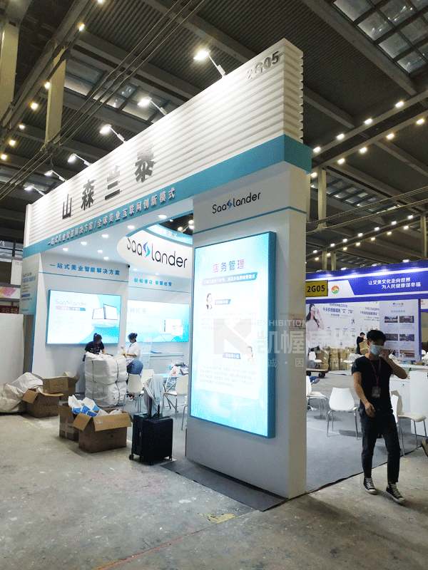 展臺搭建現(xiàn)場